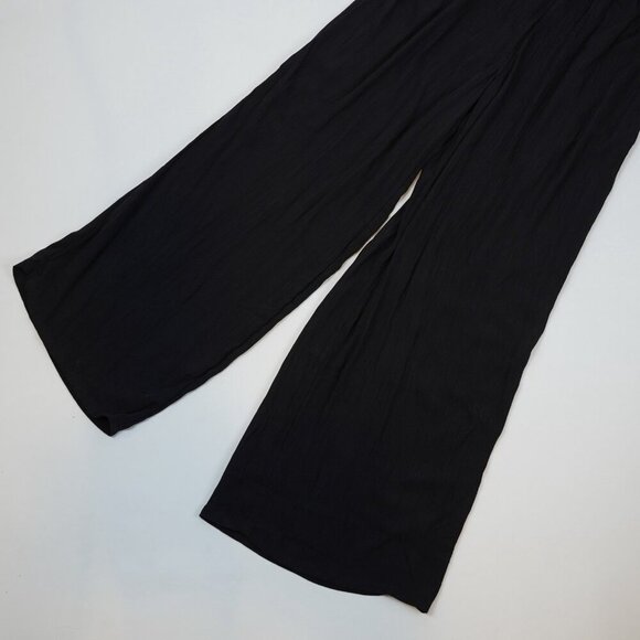 prAna Fernie Wide Leg Jumpsuit Black - Size Large - Picture 3 of 8